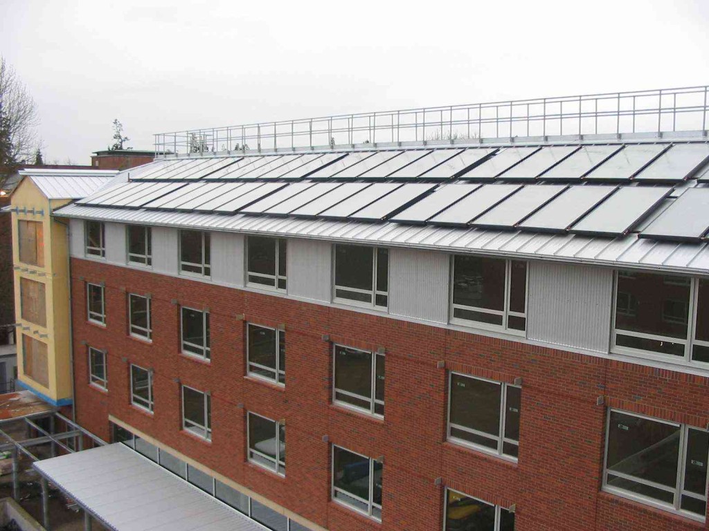 University of Oregon Living Learning Center – Solar Hot Water Project
