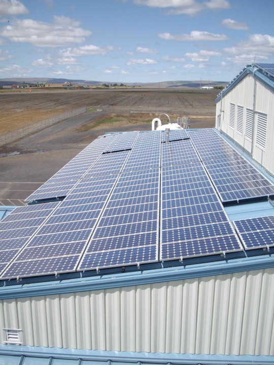 WTP Building North Solar Panels