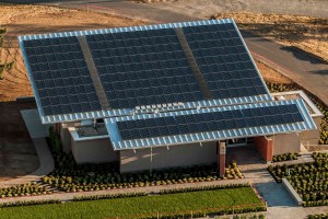 Solar panel roof renewable energy