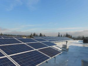 solar electric power system going green renewable energy installed by aes