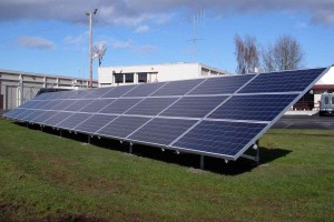 Ground mounted solar array