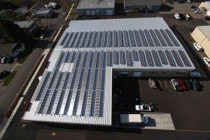 solar array roof installed by advanced energy systems