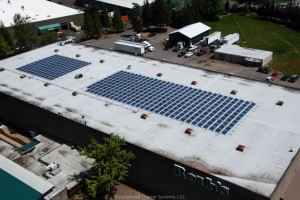 roof mounted solar panels electric