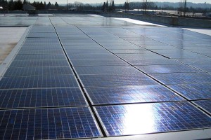roof mounted clean renewable energy installed by AES